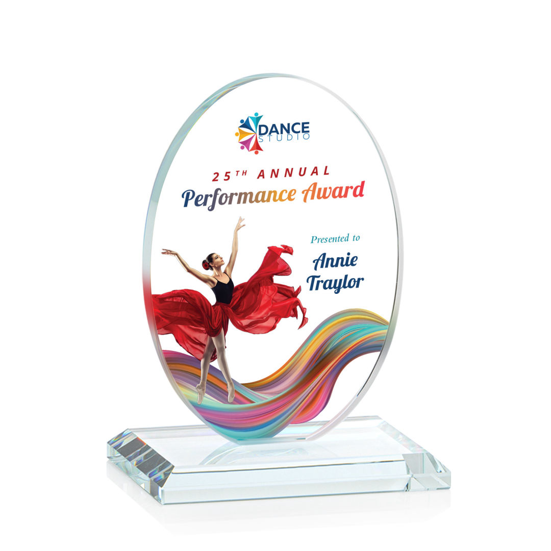 Austin (Vert) VividPrint™ Award - Clear 5