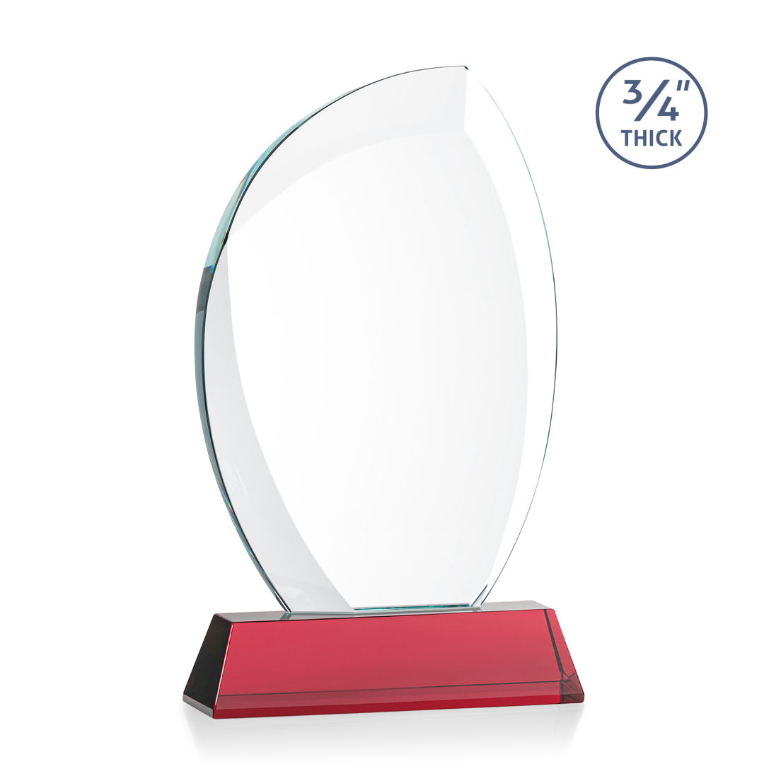 Wichita VividPrint™ Award on Newhaven Base - Red 5