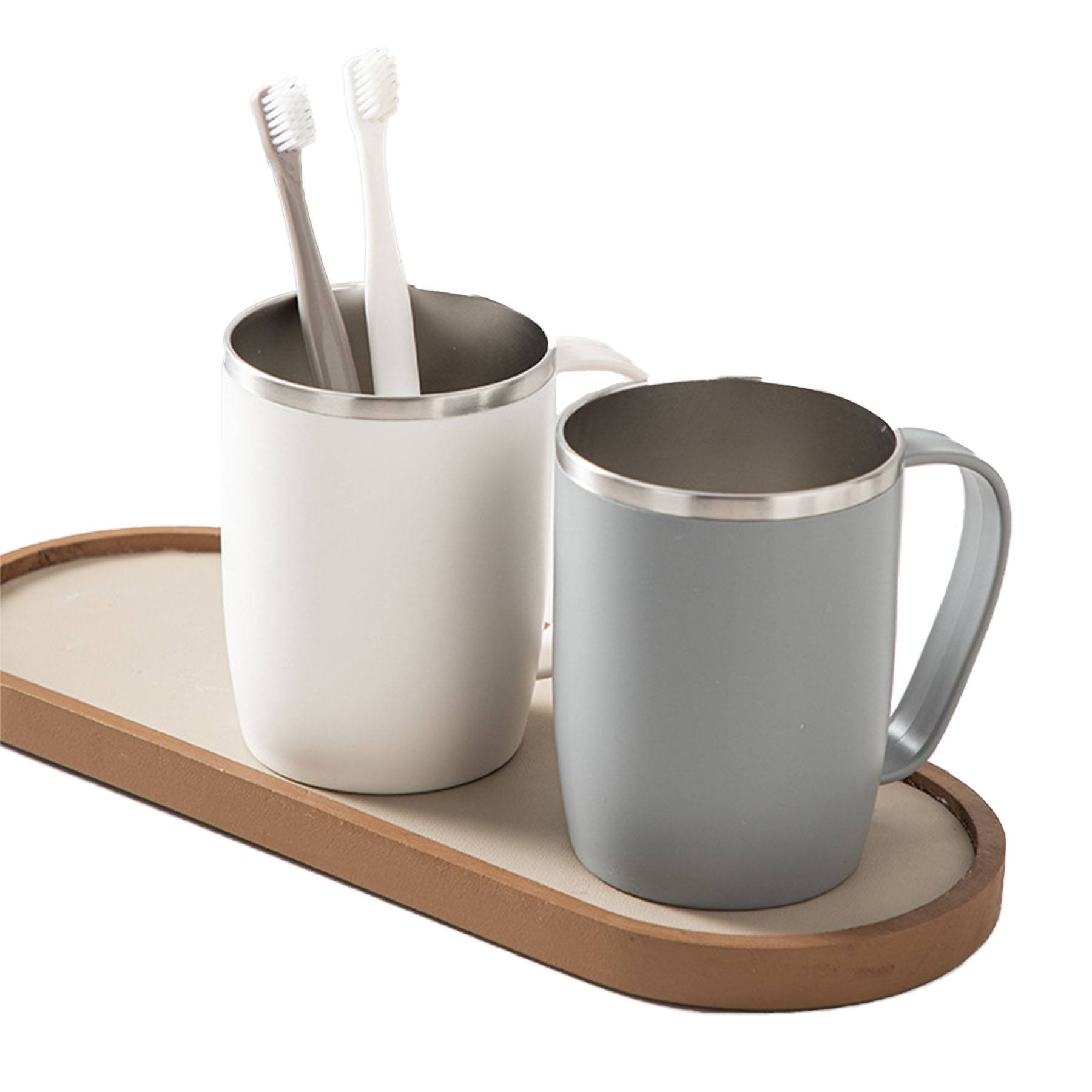 14oz Stainless Steel Cup with Handle 6