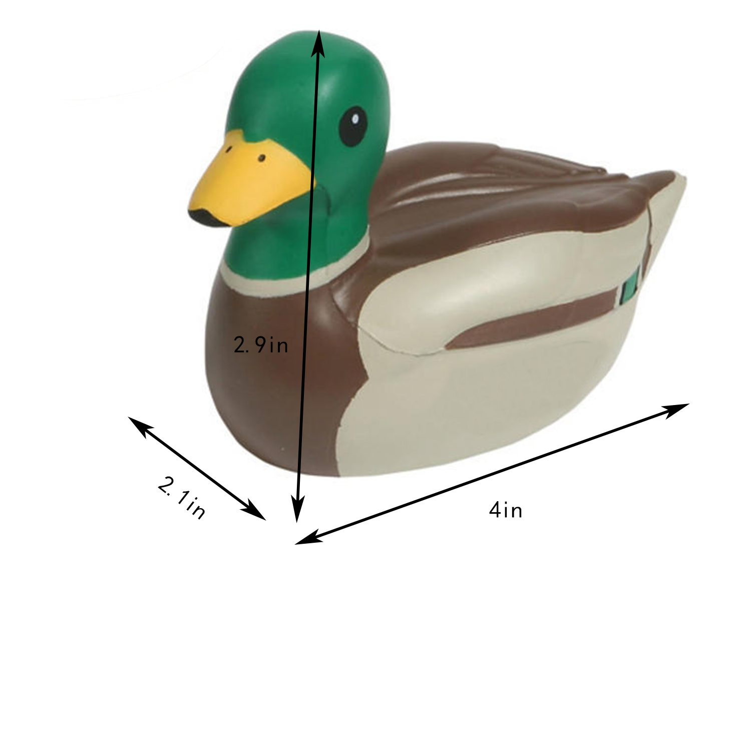 PU Foam Mallard Duck Stress Reliever Toy 5