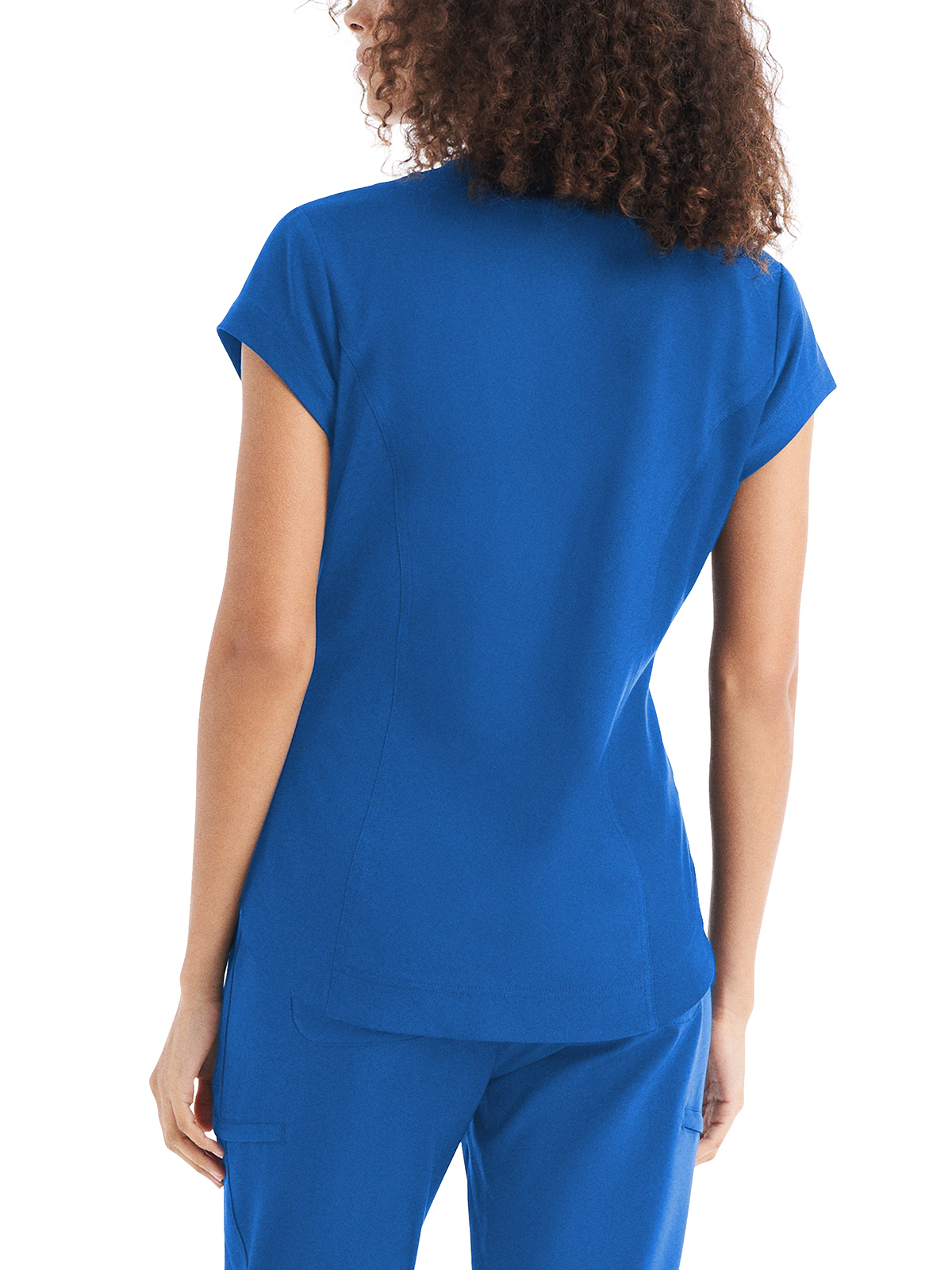 White Cross - CRFT - Women's One-Pocket V-Neck Top 22