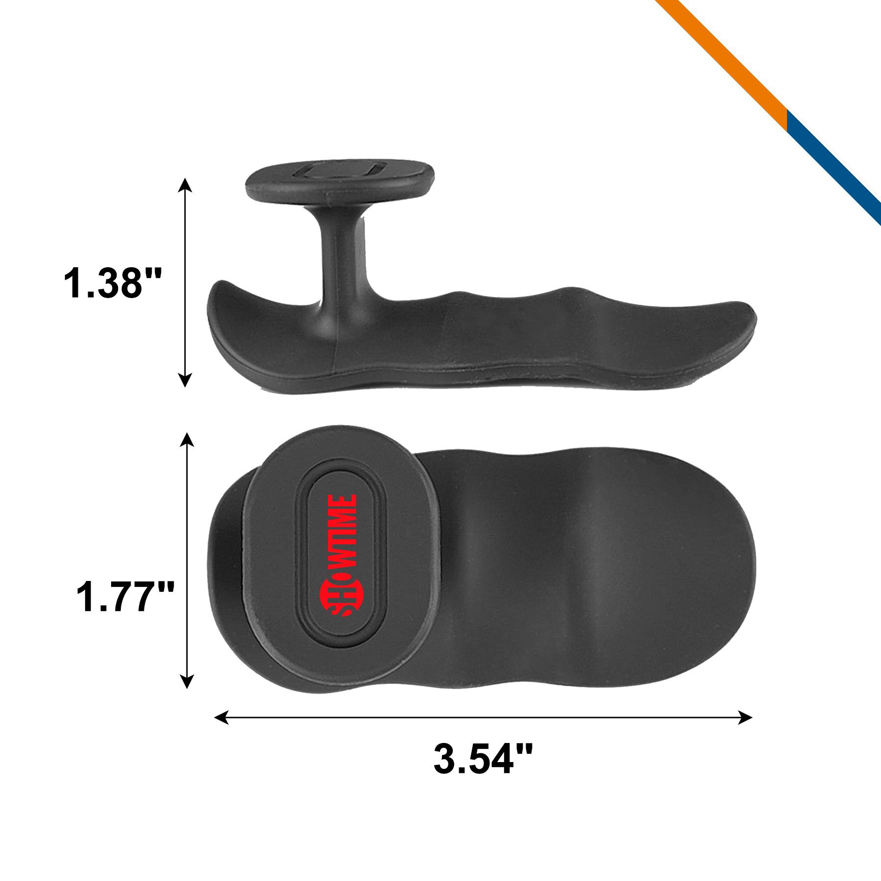 Perkins Silicone Non Slip Gym Fingerless Hand Grips 1