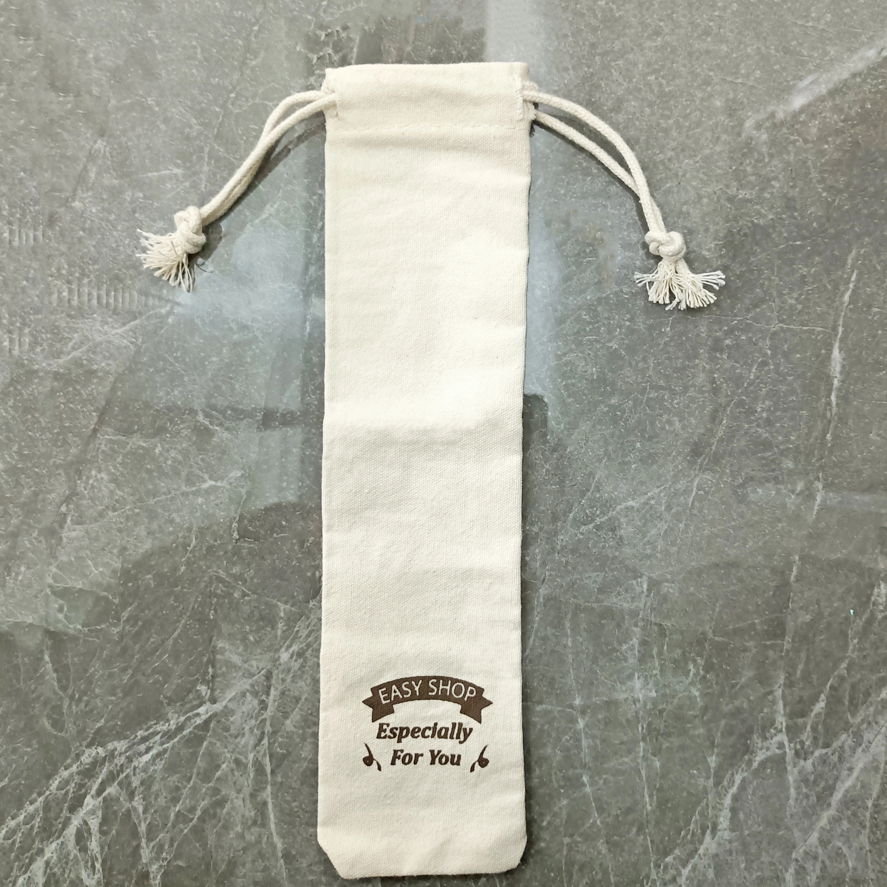 Custom Cotton Straw Pouch/ Pen Gift Bag 7