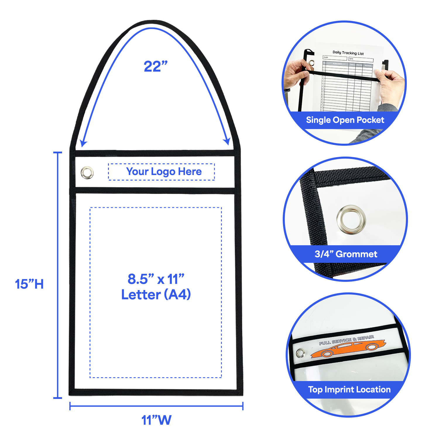 Work Order/Job Ticket Sleeve