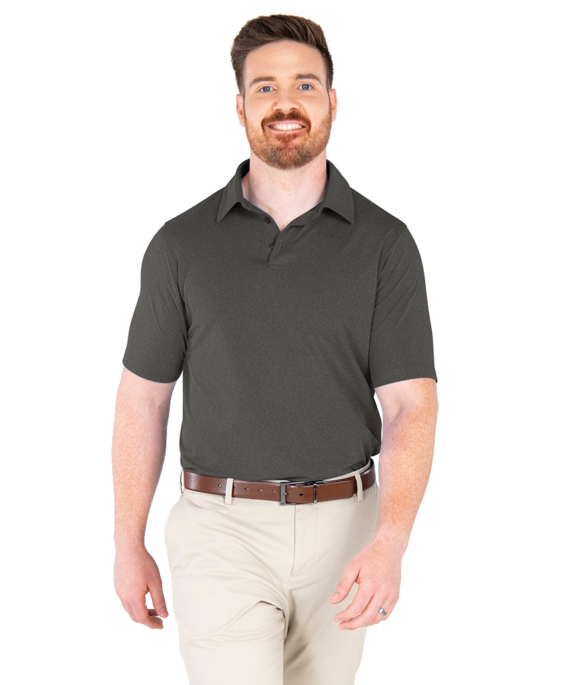 Men's Heathered Eco-Logic Stretch Polo