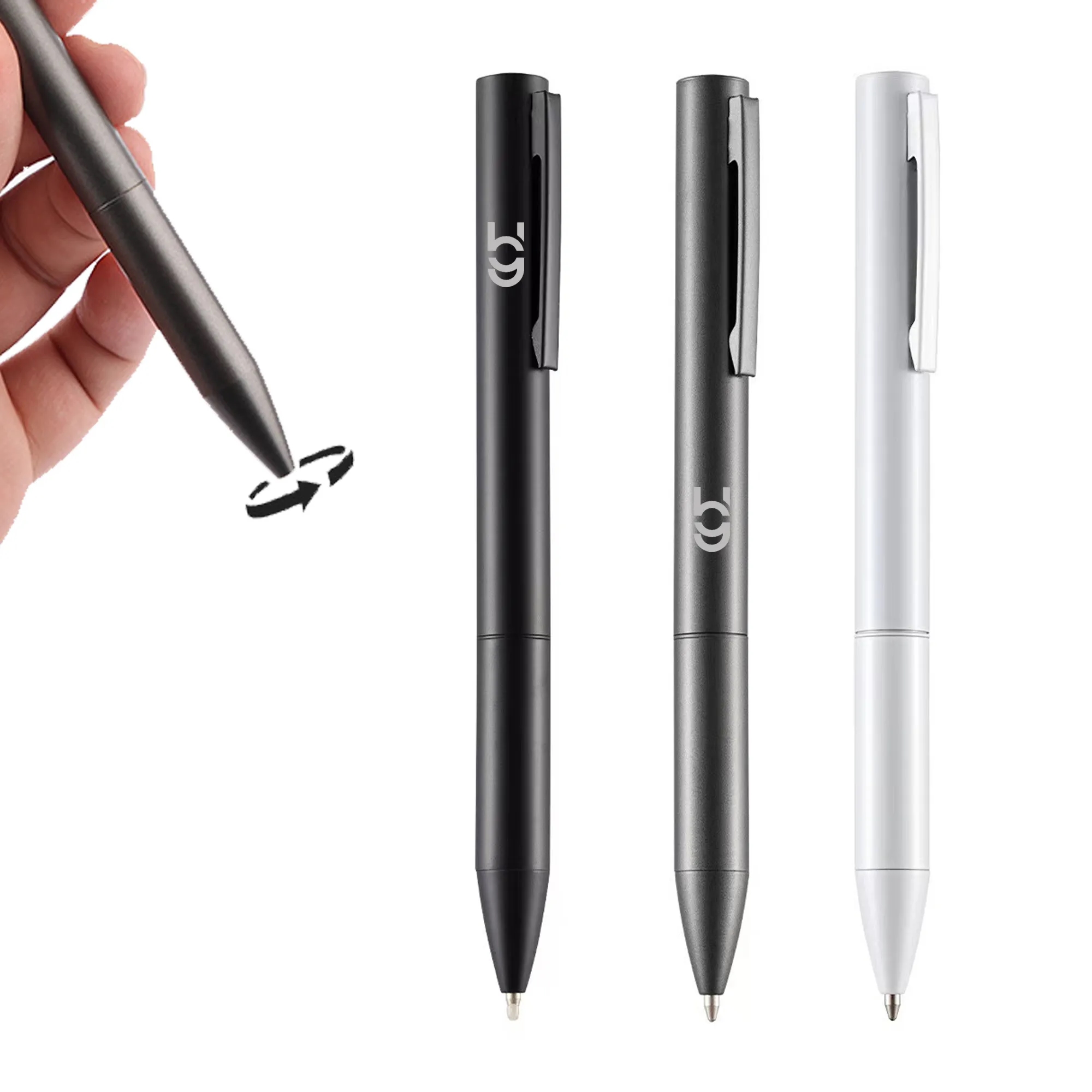 Matte Metal Ballpoint Pen Twist MOQ 50pcs 1