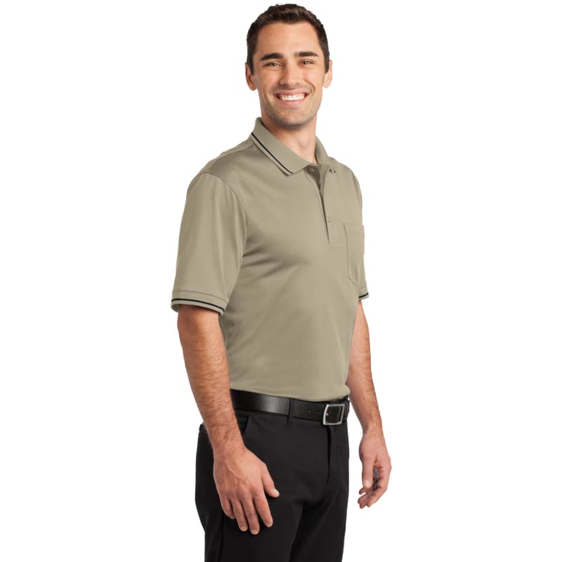 CornerStone Select Snag-Proof Tipped Pocket Polo. 9