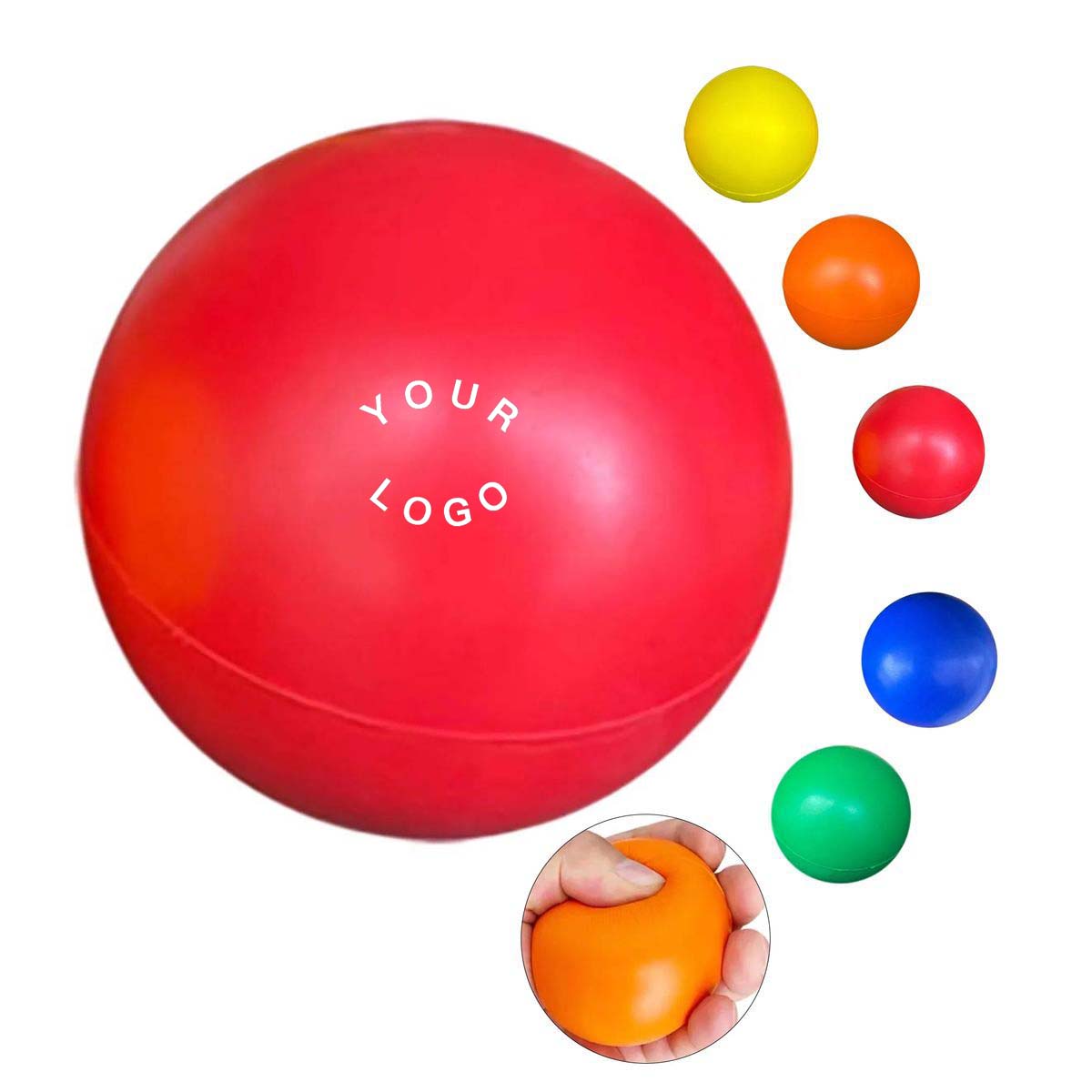 Soft Stress Relief Ball for Office and Travel 5
