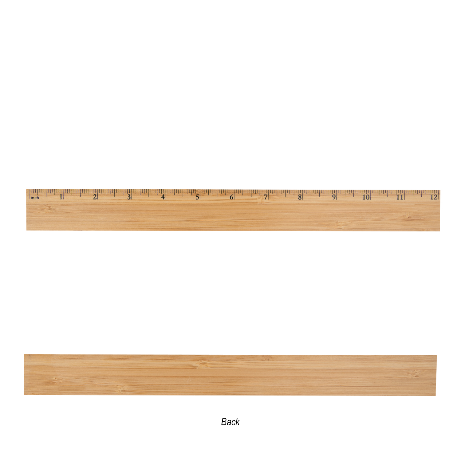 12" Bamboo Ruler 3