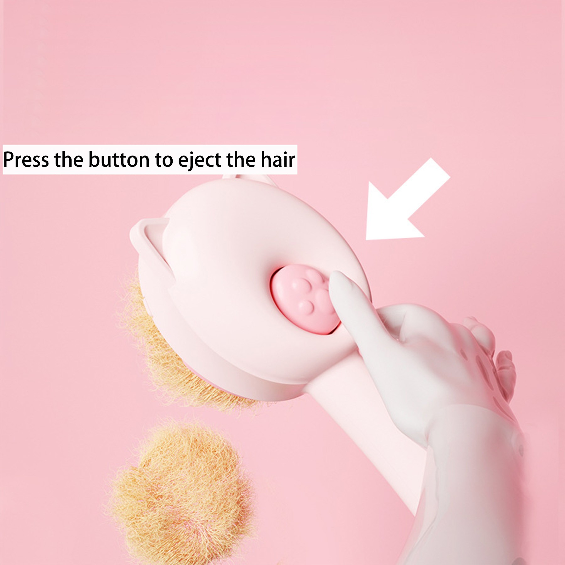 Pet Grooming Brush With Water Tank 5