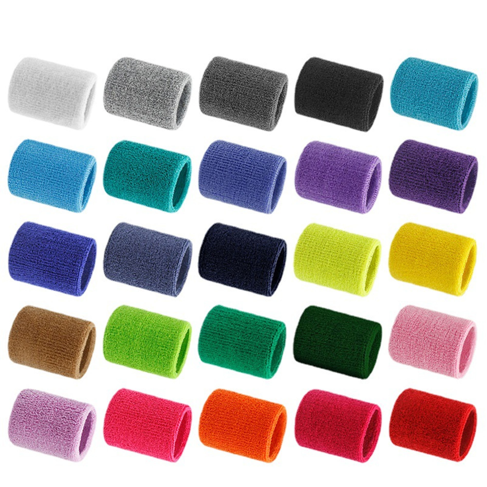 Multicolor Sports Wristbands Sweat absorbing 4
