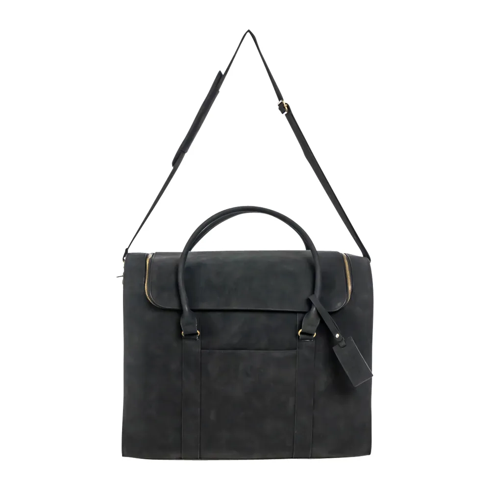 6-Bottle Leather Wine Duffel Bag 4