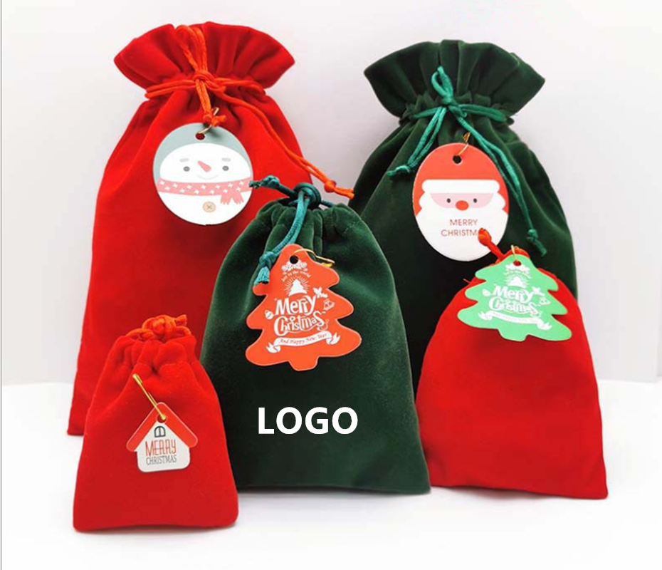 Christmas Flannel Gift Bag 1