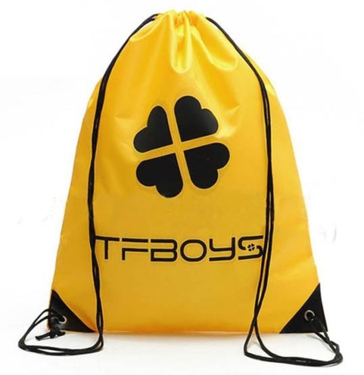 New Fashion Polyester Drawstring Shopping Bag 2