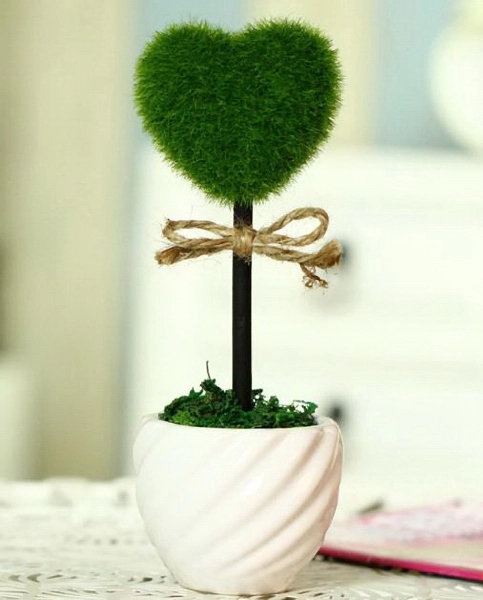 Artificial heart shape plant 1