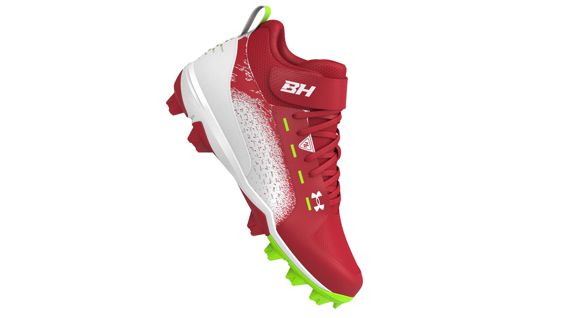 Men's UA Harper 6 Mid RM Baseball Cleats 2