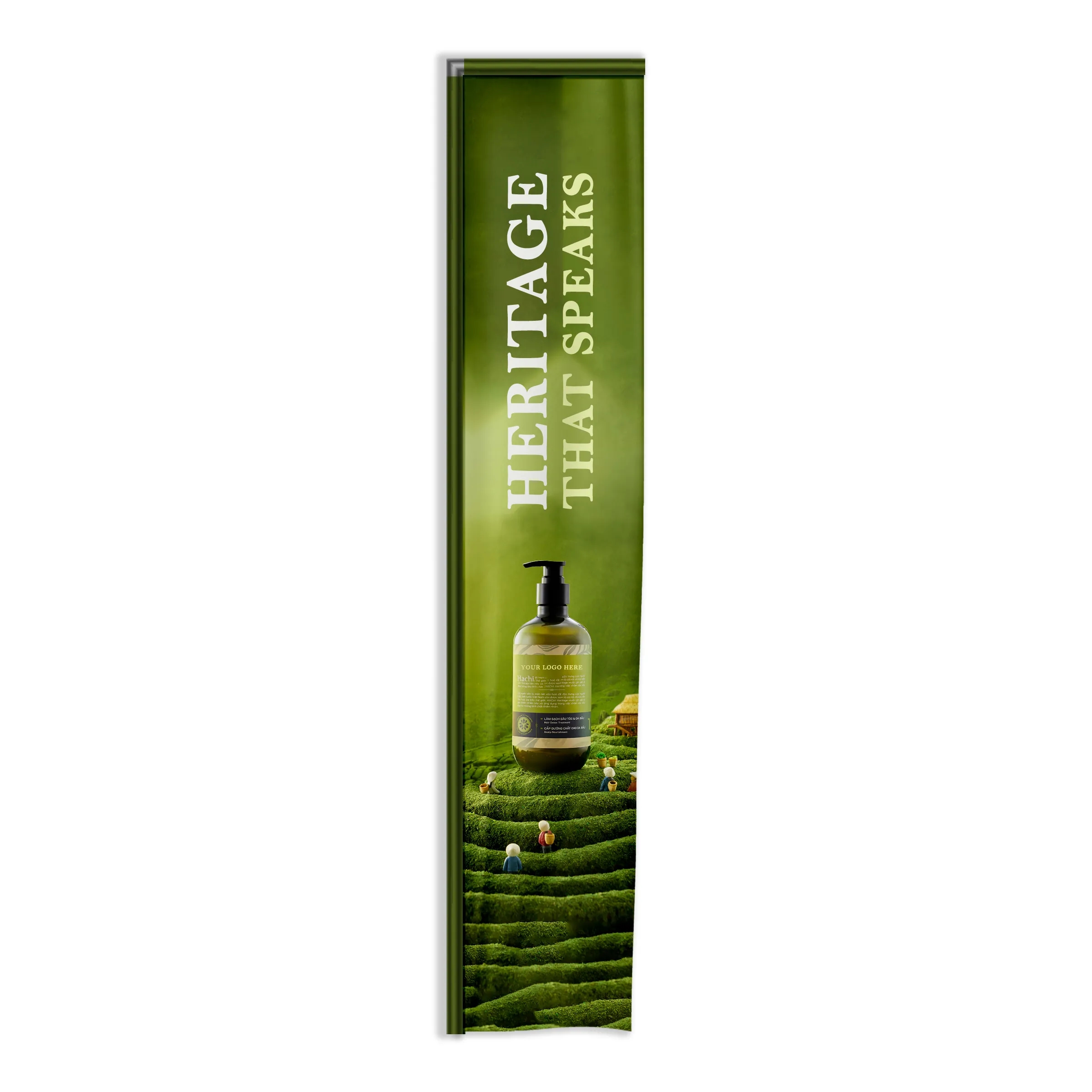 Custom Digital Printed Standard Tower Flags 15' x 35" 2