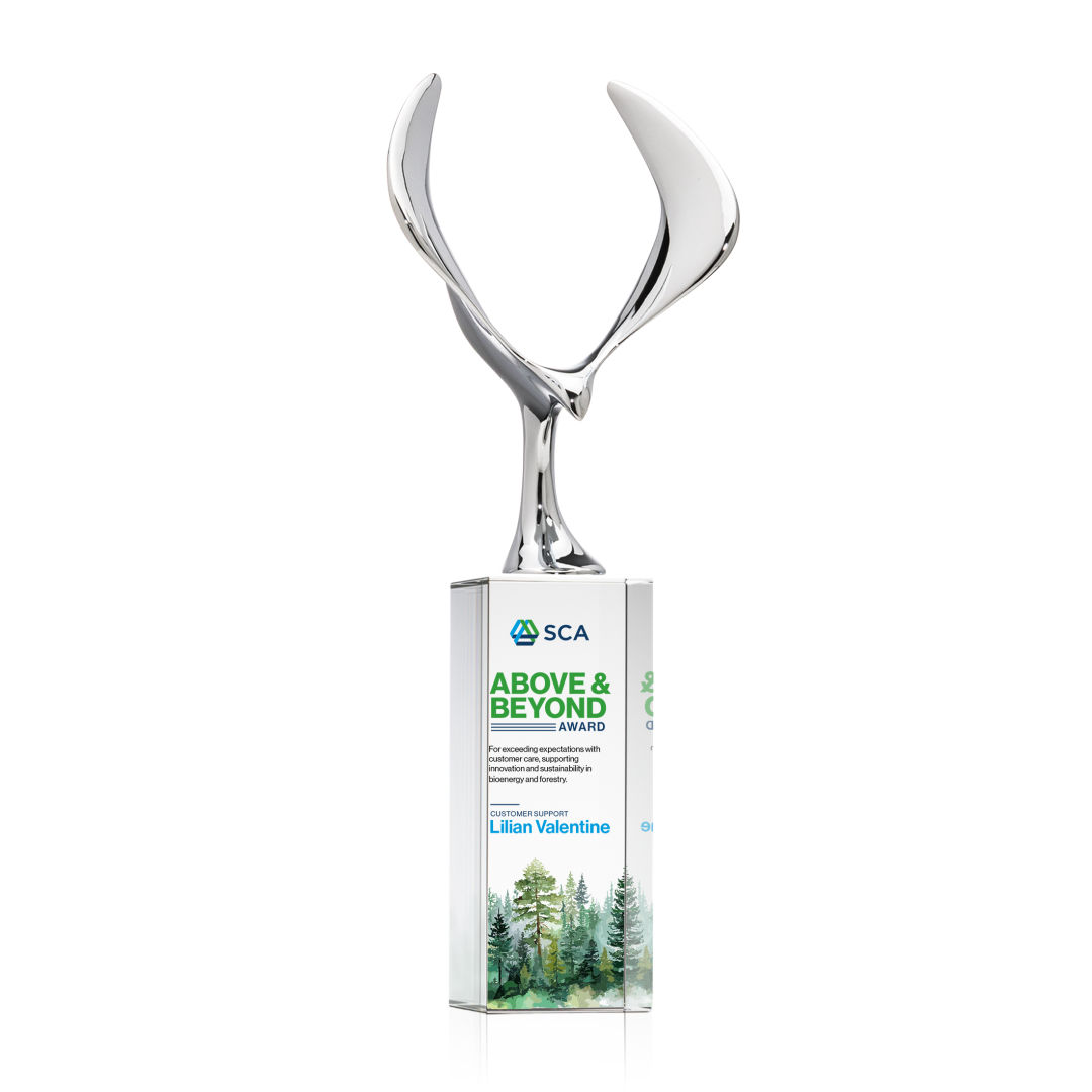 Maverick Eagle VividPrint™ Award on Dakota Base - Clear