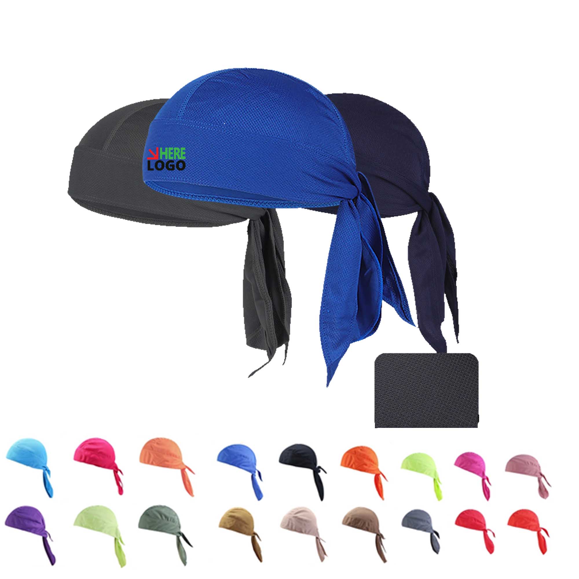 MOQ50 Sports Headband Cycling Cap Head Wraps 1