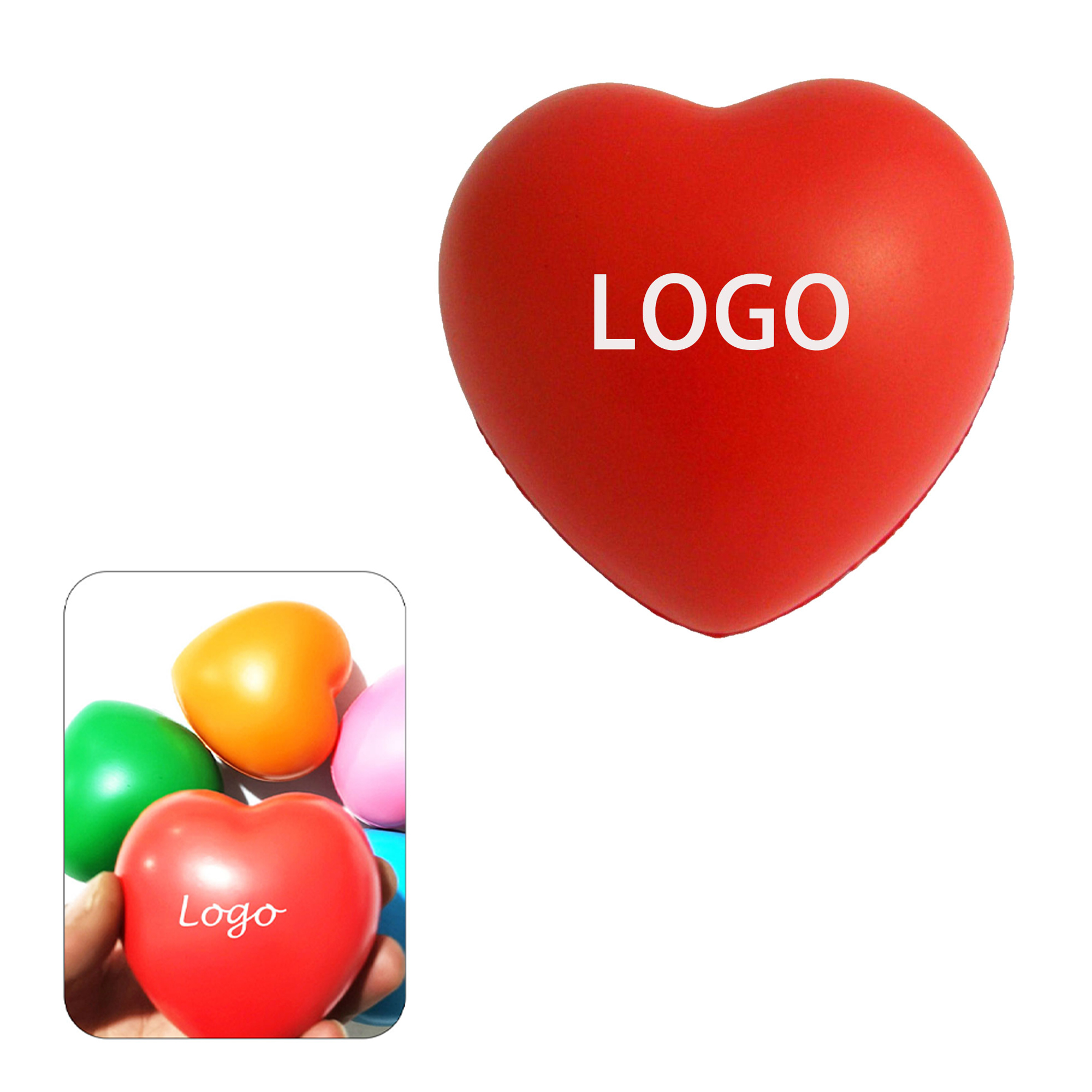 Lightweight Heart-Shaped Stress Relief Ball 2