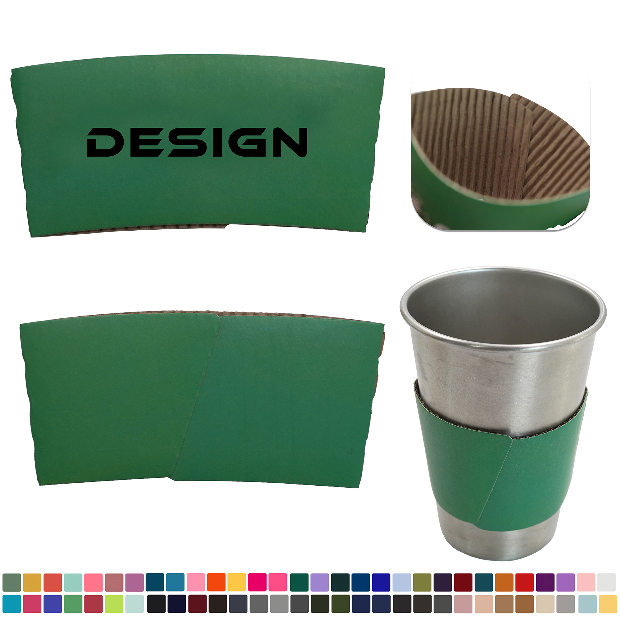 Corrugated Sleeve for Coffee/Tea Cups MOQ300 1