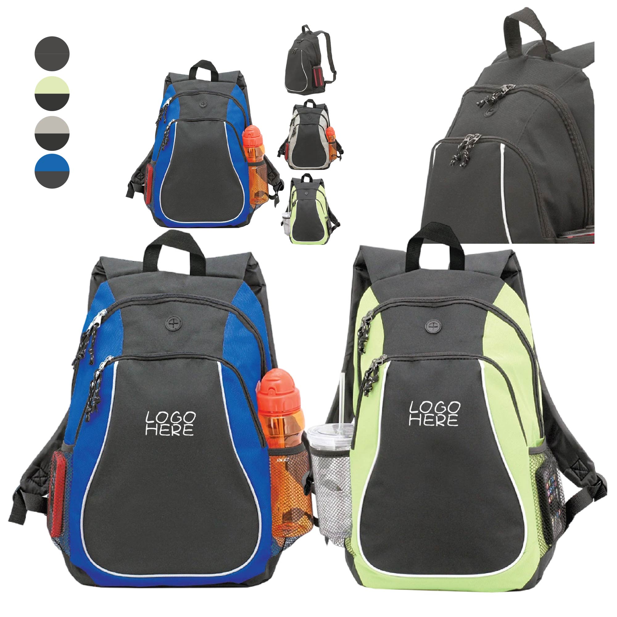600D Polyester Sports Backpack 1