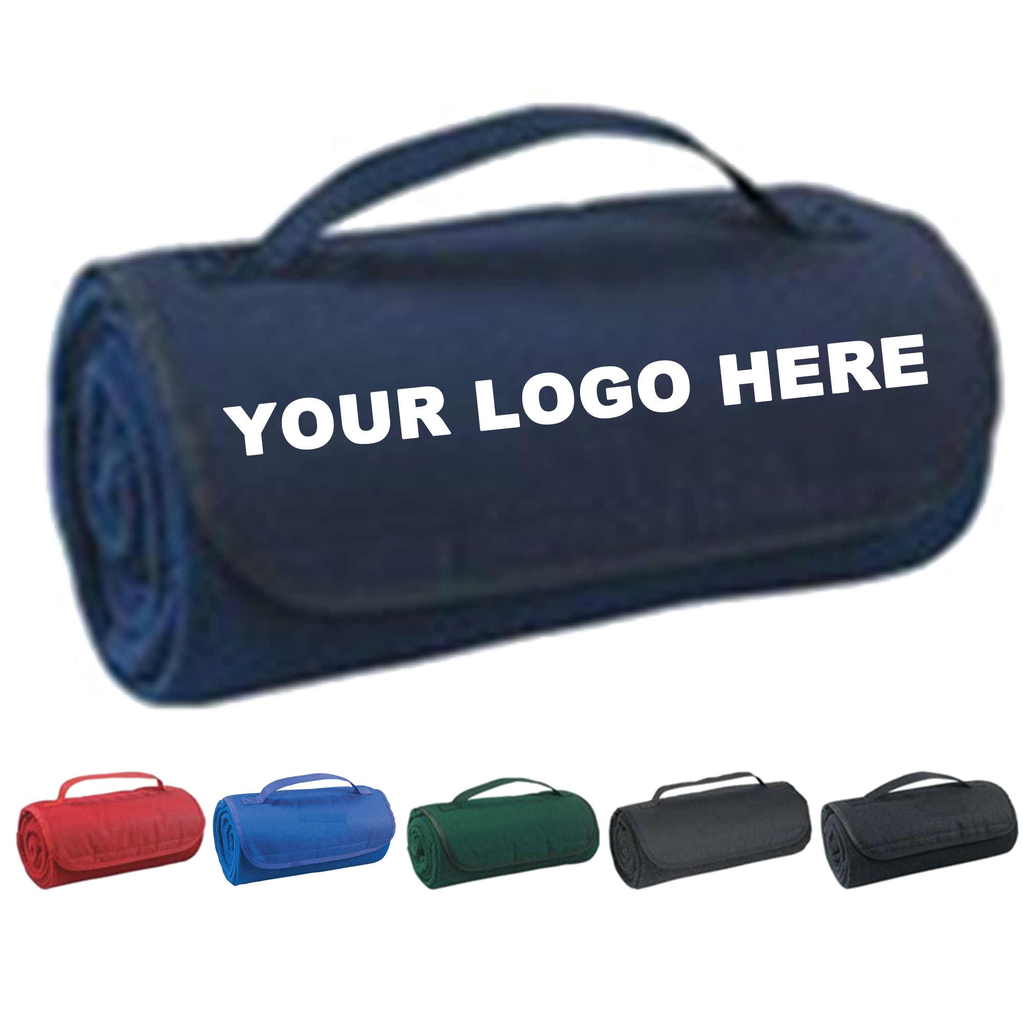 Custom  Fleece Roll-Up Blanket 1