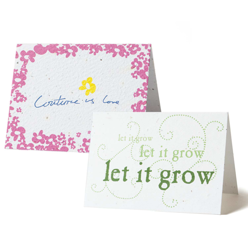 Seed Paper Folding Card 1