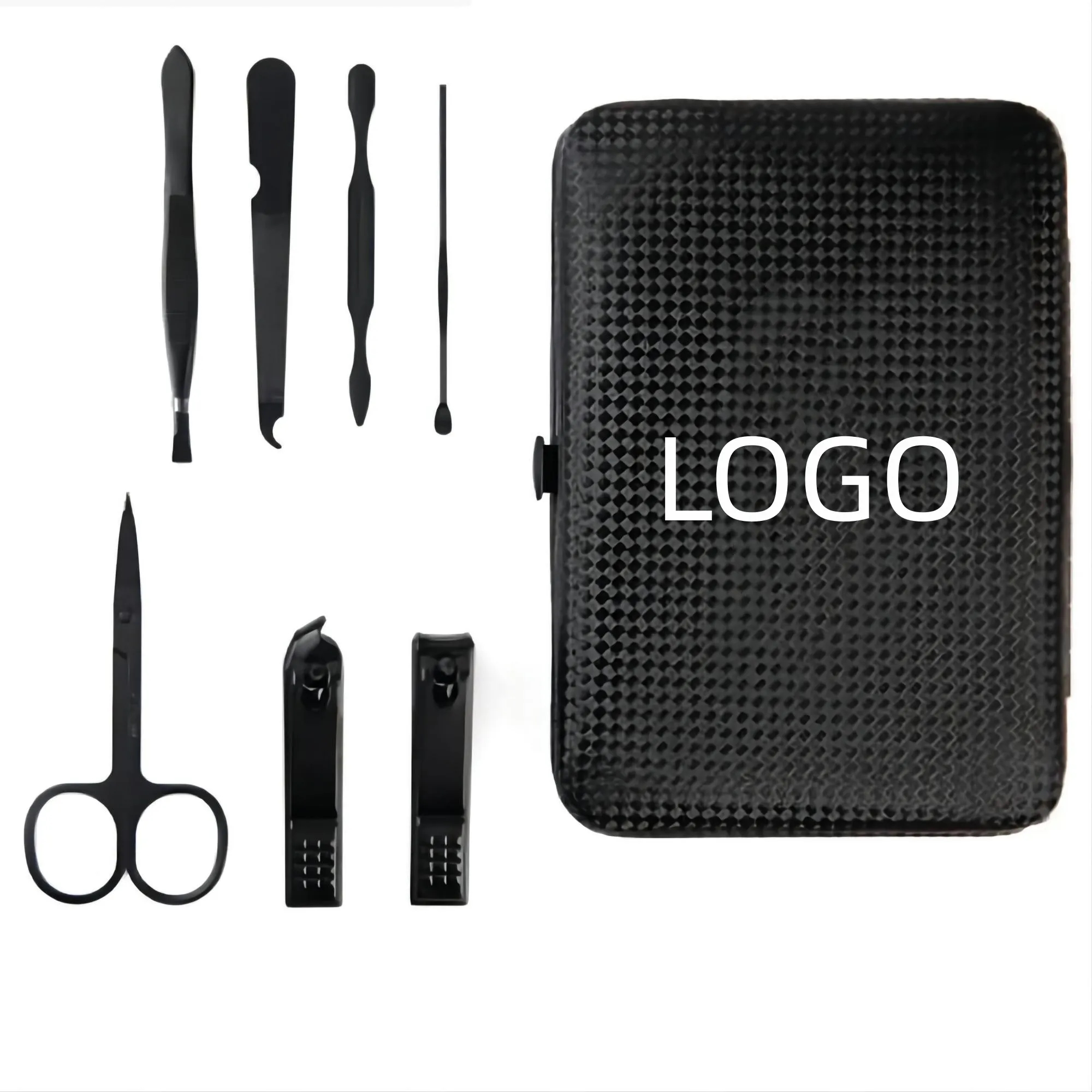 7-Pieces Leather Look Manicure Set 1