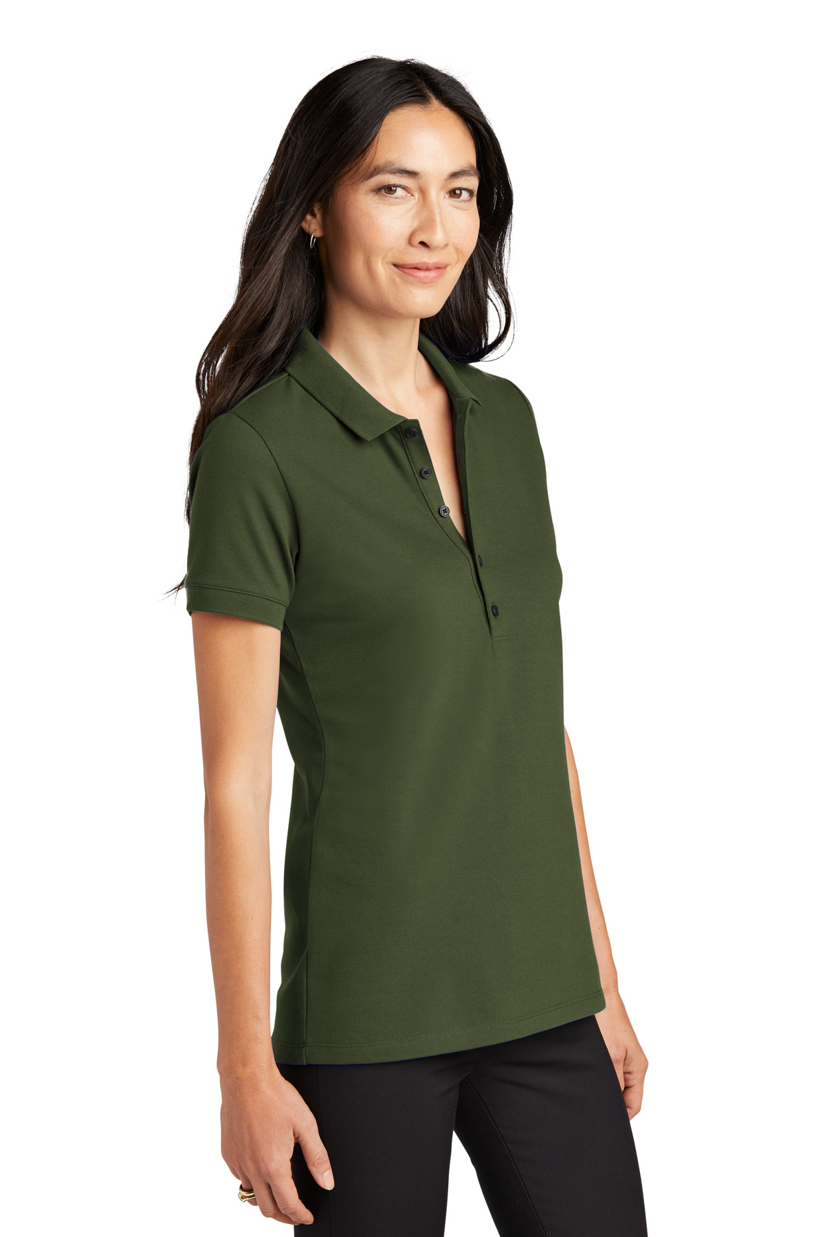 Mercer+Mettle Women's Stretch Heavyweight Pique Polo MM1001 11