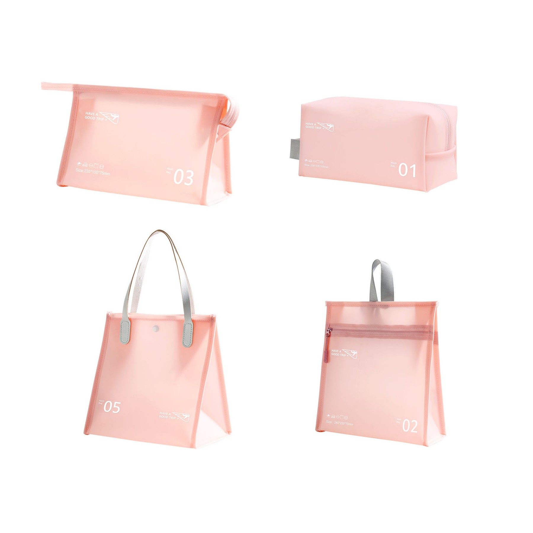 4pcs Colorful PVC Waterproof Bag 2