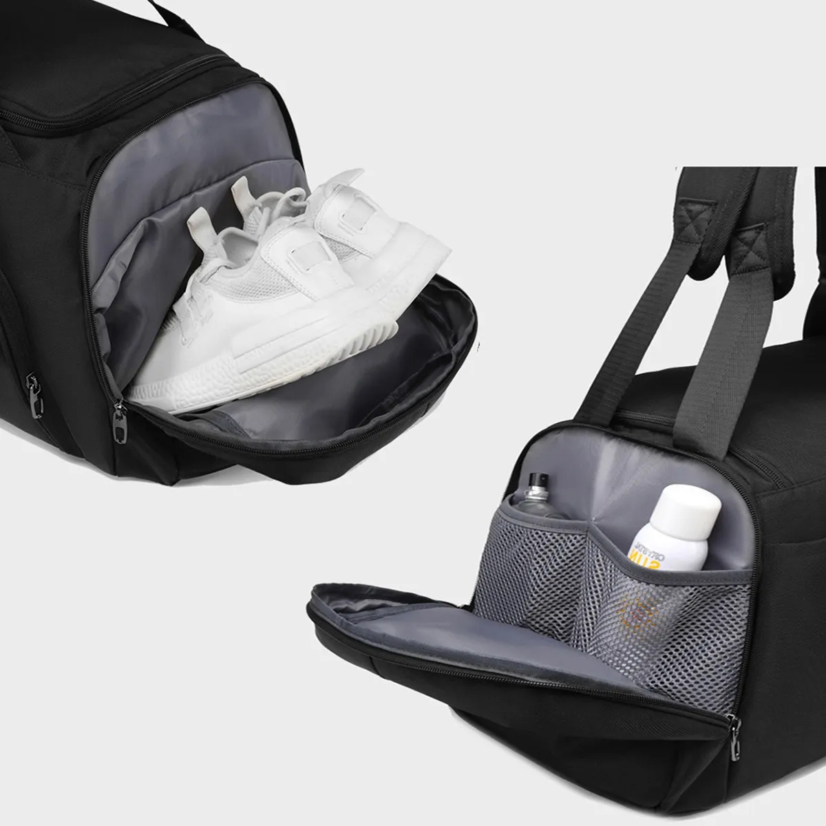 Overnight Travel Duffel Bag Backpack with Combination Lock 6