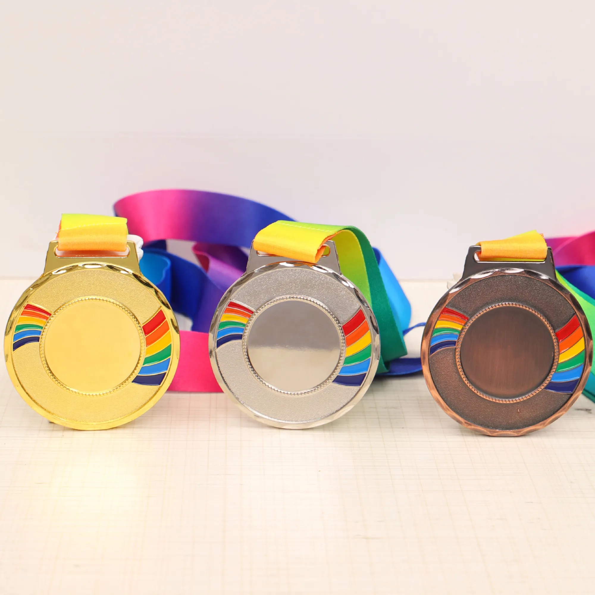 Custom Sports Medal - Marathon Award Badge with Logo 4