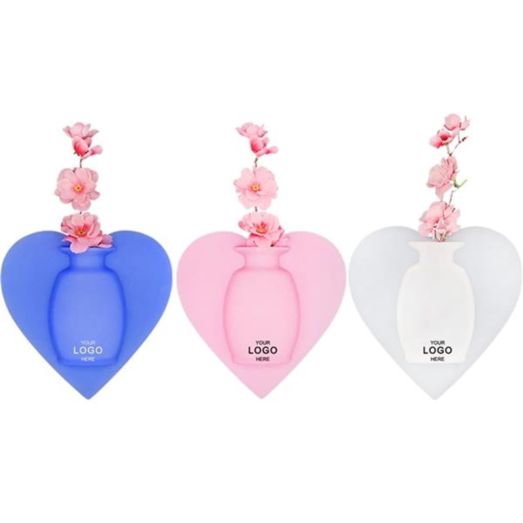 Heart Shaped Silicone Wall Vase 3