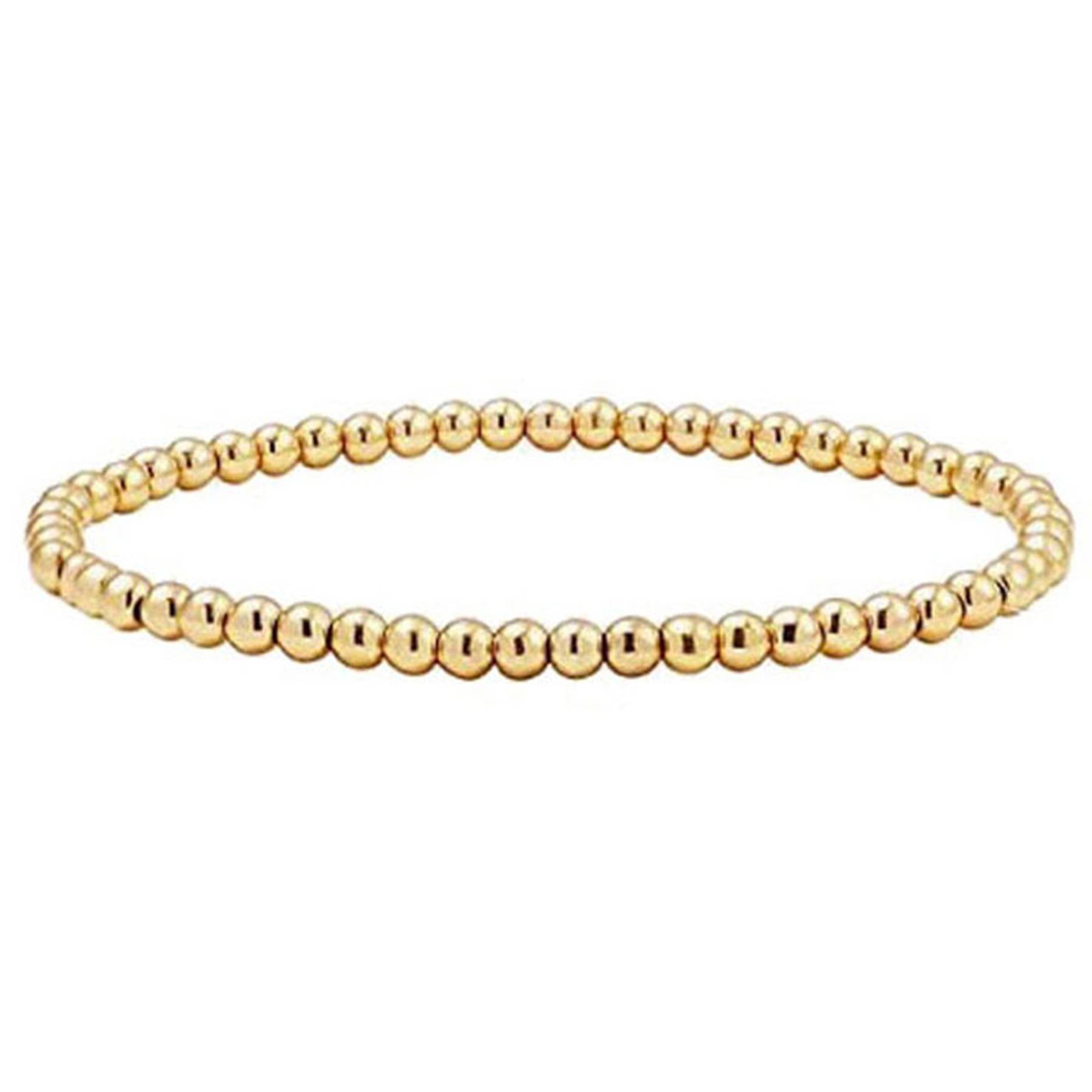 Stainless Steel Gold beaded bracelet 6