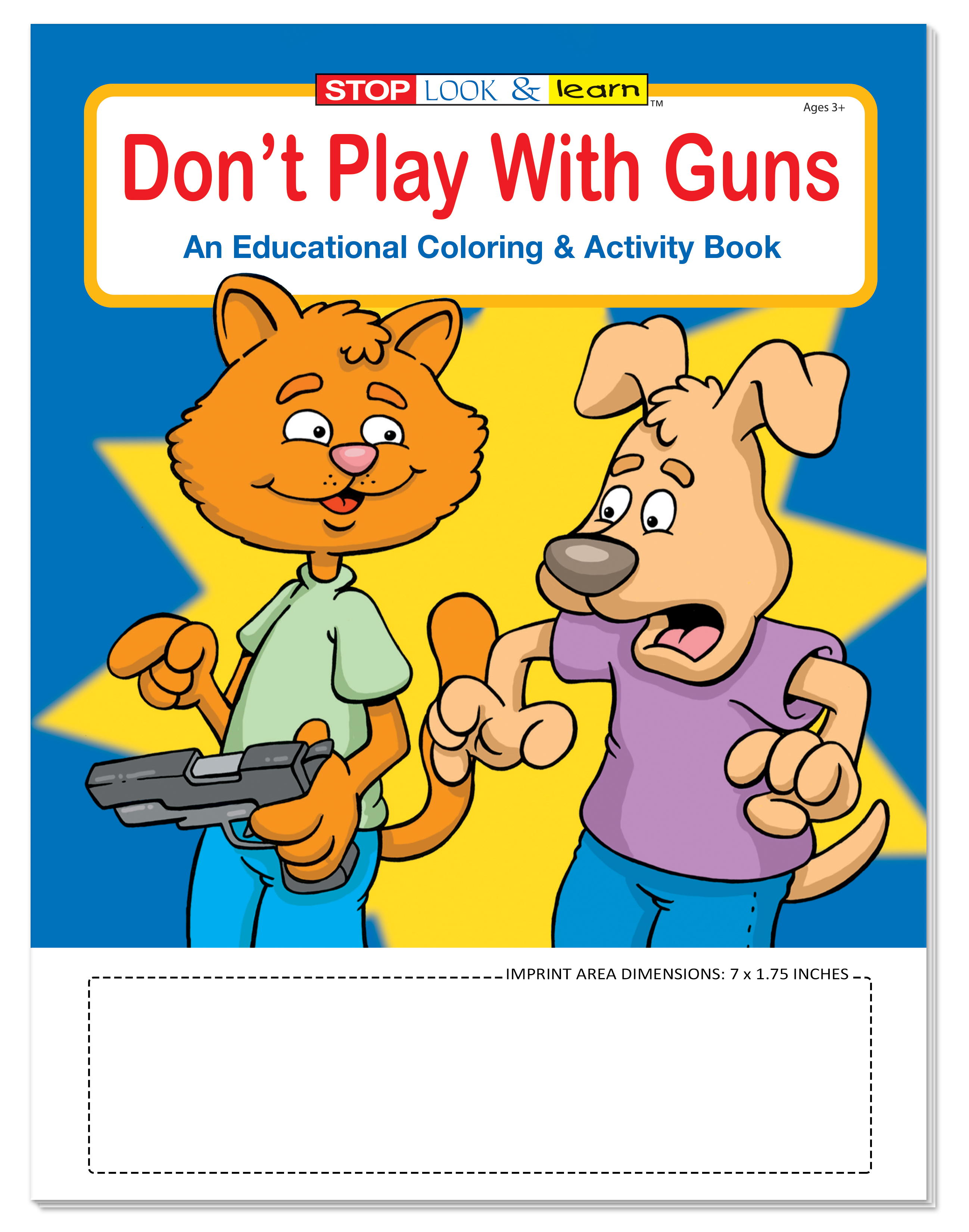 COLORING BOOK - Don't Play With Guns Coloring & Activity Book 6