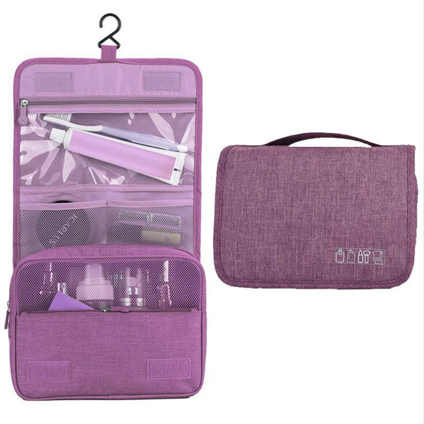 Toiletry Hanging Travel Makeup Cosmetic Storage Bag 2