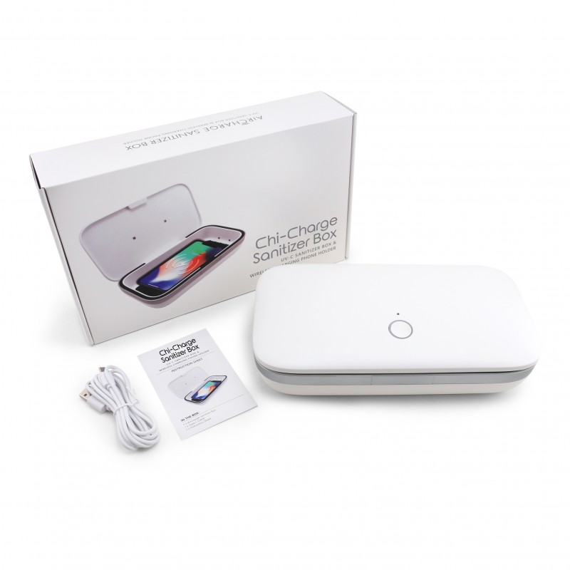 Chi-Charge UV-C Phone Sanitizer Box with Wireless Charging 2