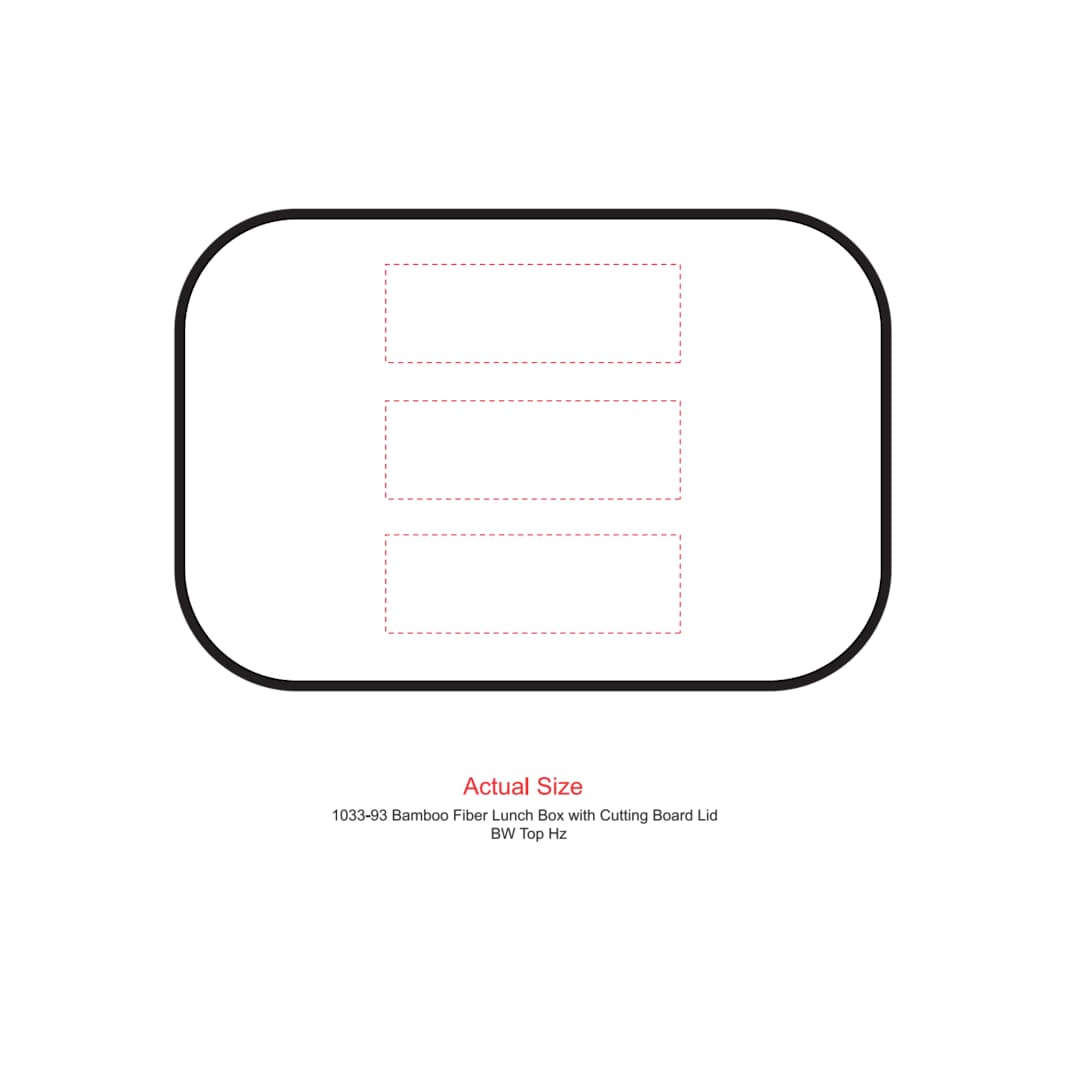 Bamboo Fiber Lunch Box with Cutting Board Lid 72