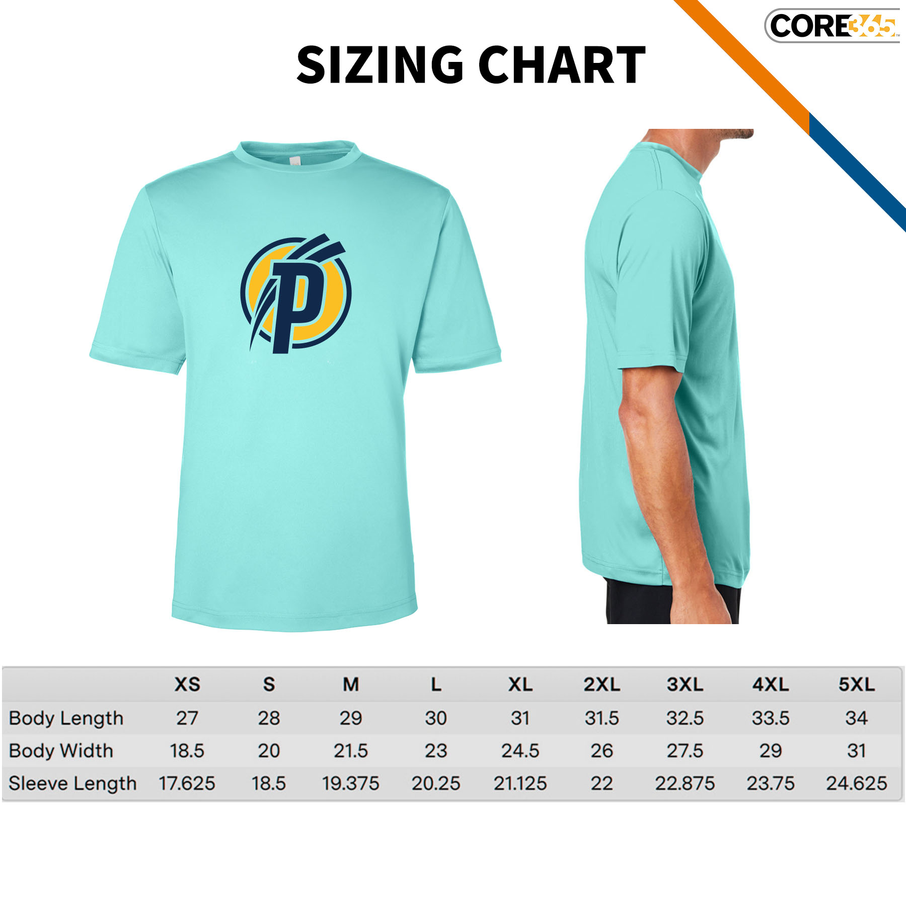 CORE365® 4 OZ. Unisex Capital Performance T-Shirt 2