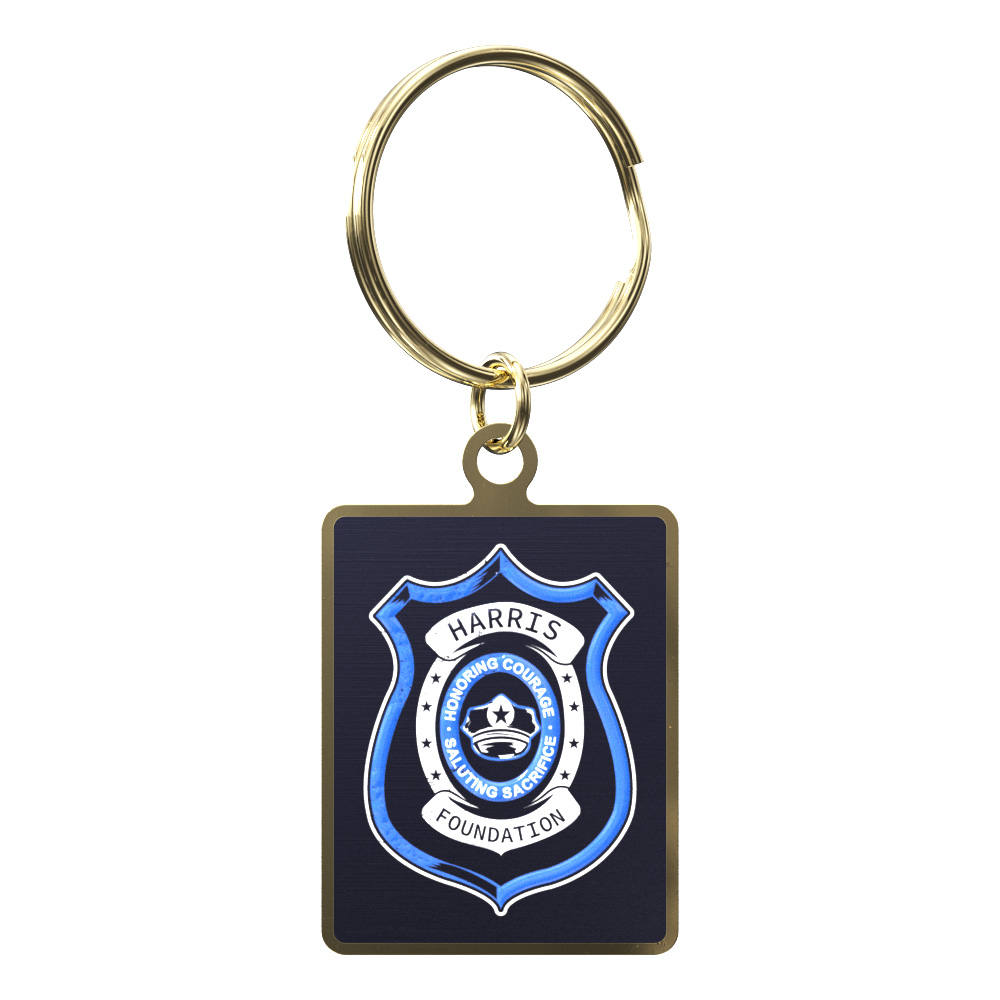 Vibraprint® Bright Rectangle Key Tag (1-1/8" x 1-1/2")