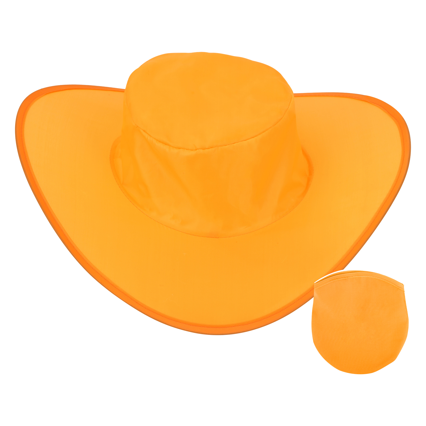 Foldable Polyester Advertising Cowboy Hat W/ Storage Bag 14
