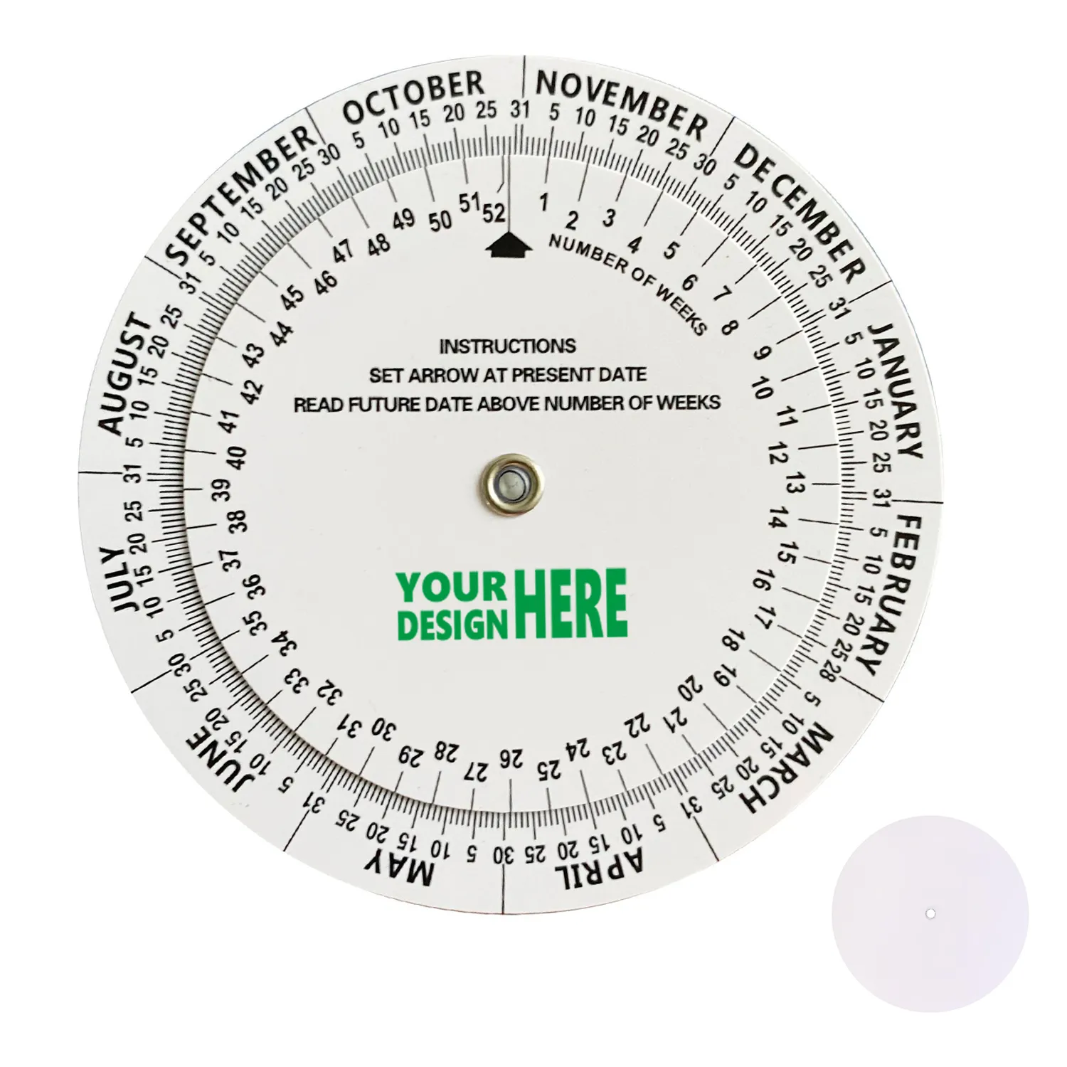 5.9-inch Pregnancy Wheel Calculator Date Finder