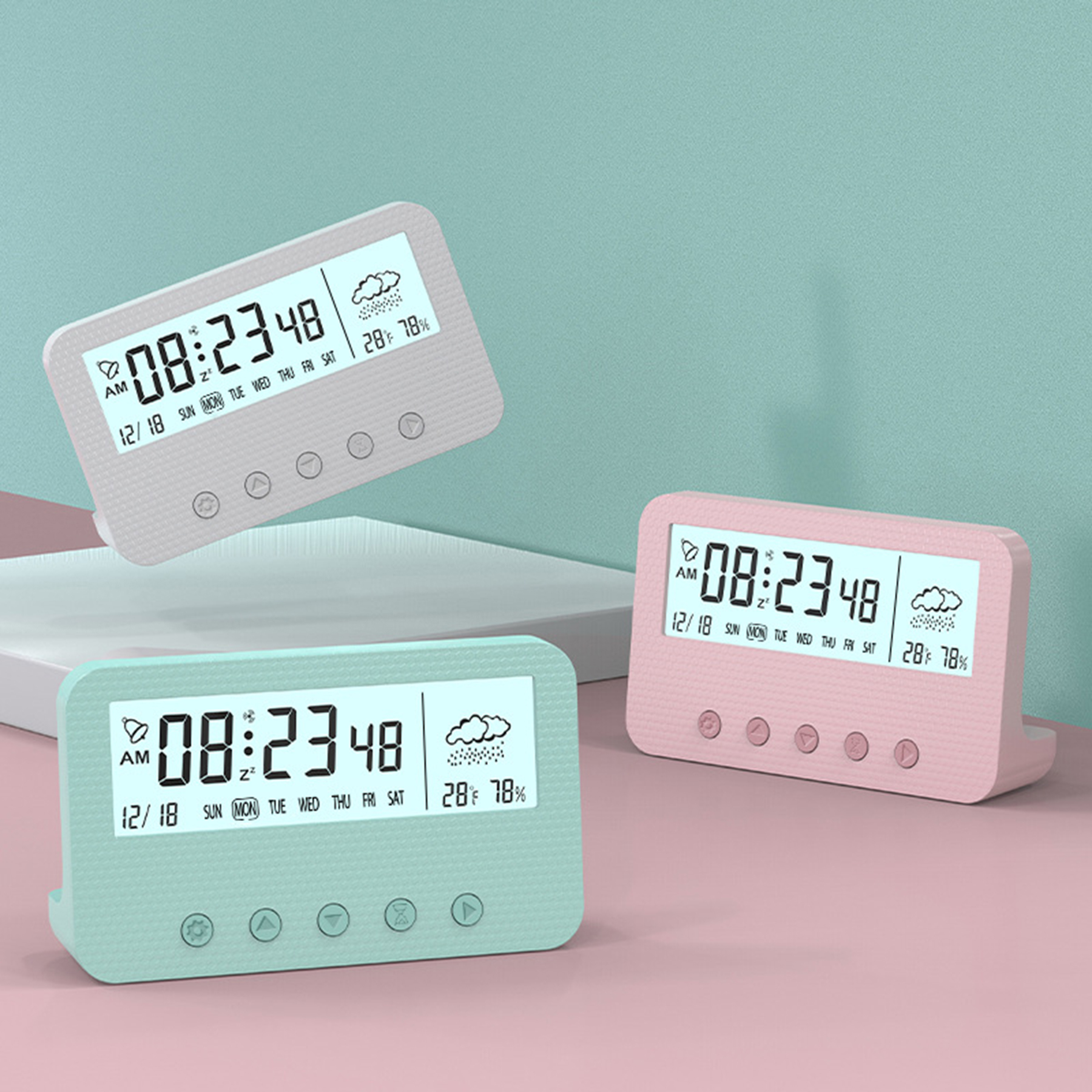 Desk Digital Alarm Clock 3