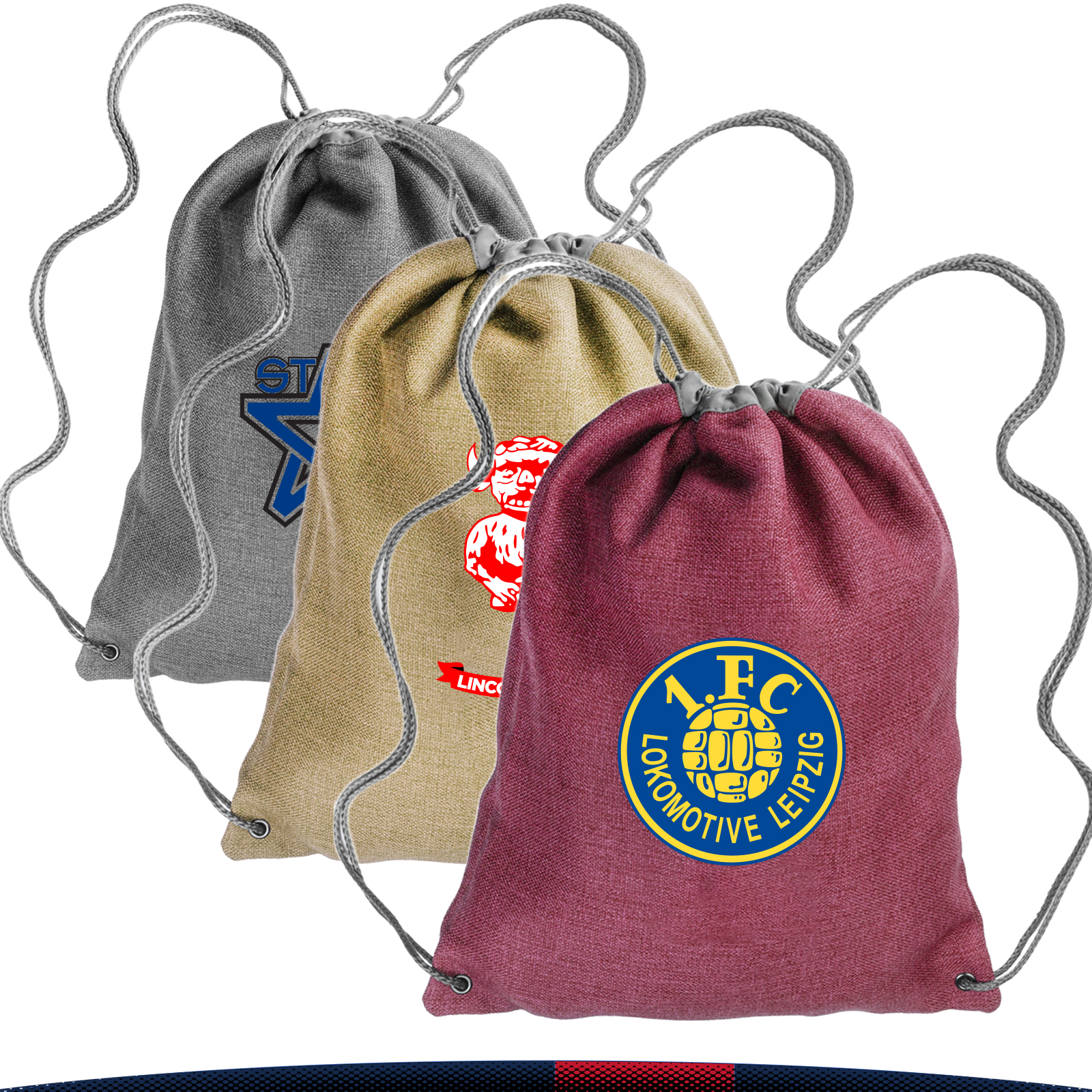 Linen Drawstring Backpacks 4