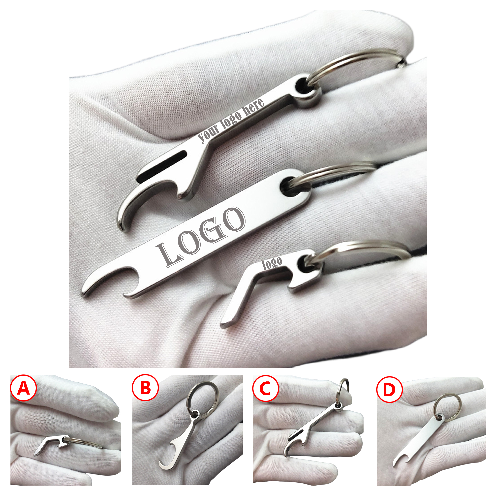 Mini Metal Bottle and Can Opener Keychain MOQ50 2
