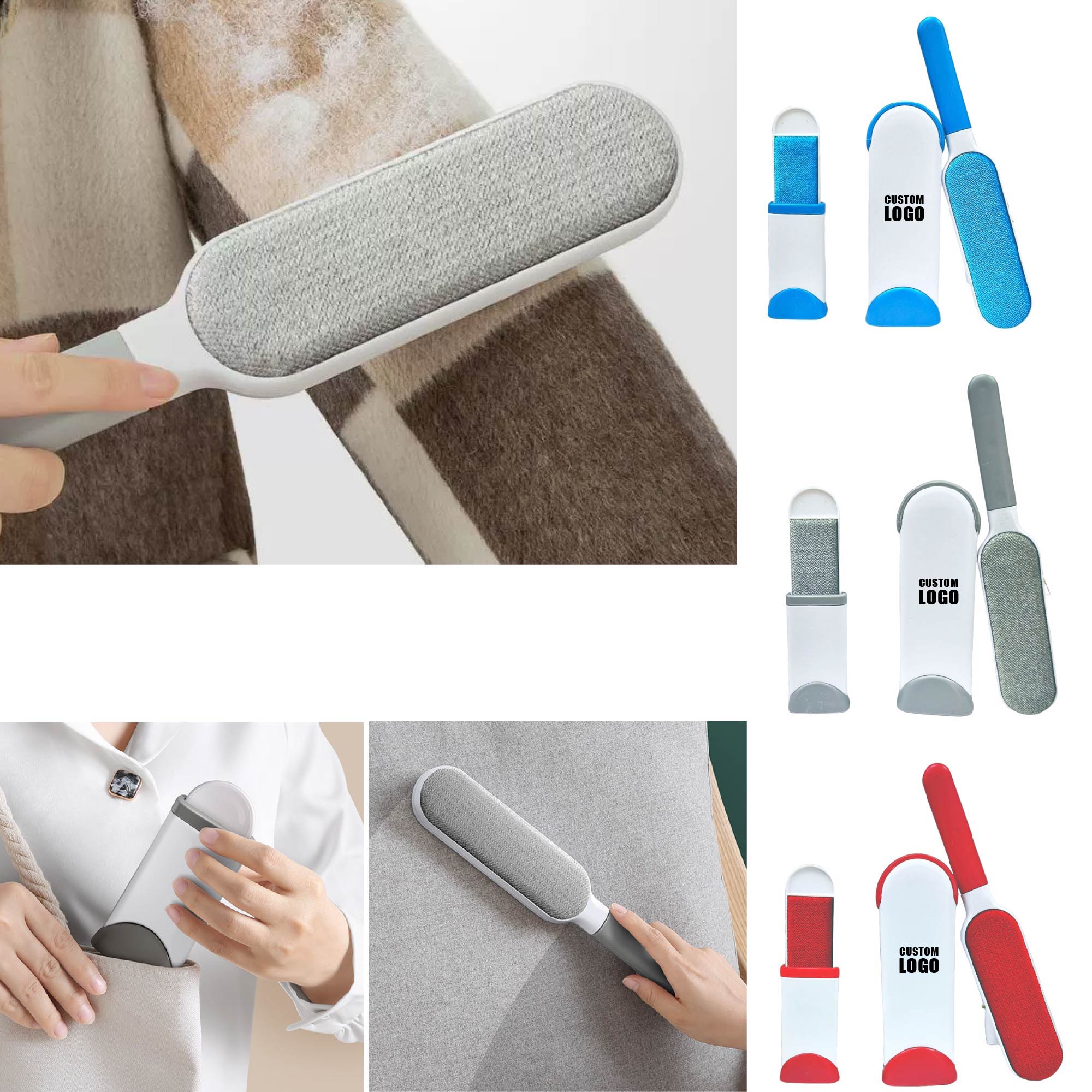 MOQ 10 pcs Pet Hair Lint Roller 2
