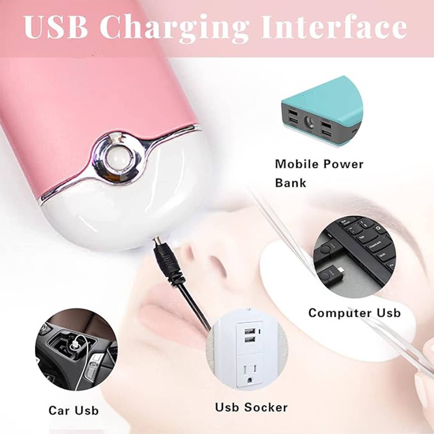 USB Rechargeable Pocket Eyelash Extension Dryer 3