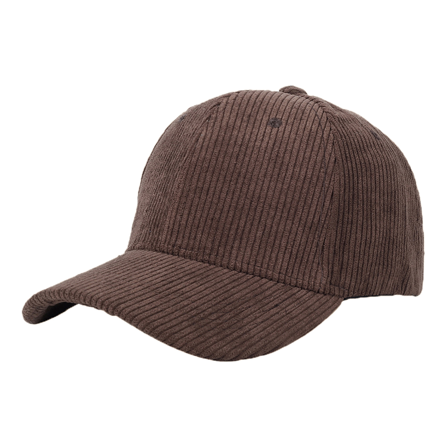Stock Corduroy 6-Panel Structured Cap w/ Metal Buckle 27