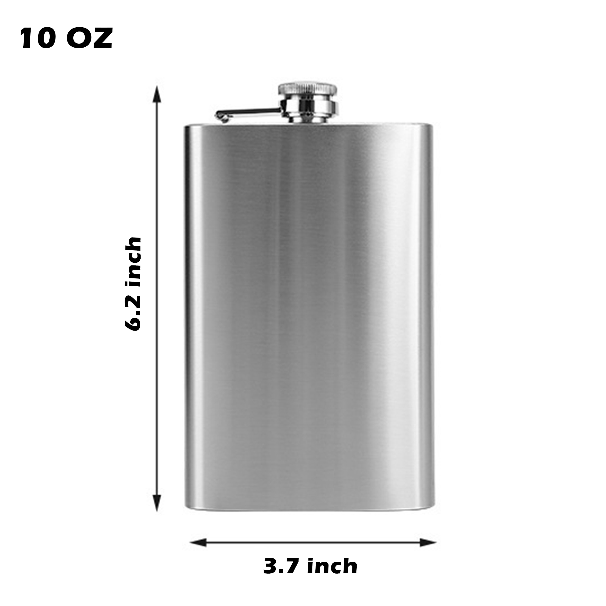 10 Oz Camping Pocket Flask 2
